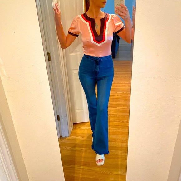 bebe Tops - 70’s Barbie vintage Bebe top size small